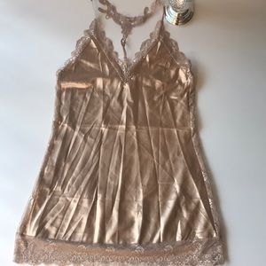 AvidLove Women Lingerie Satin Lace Chemise